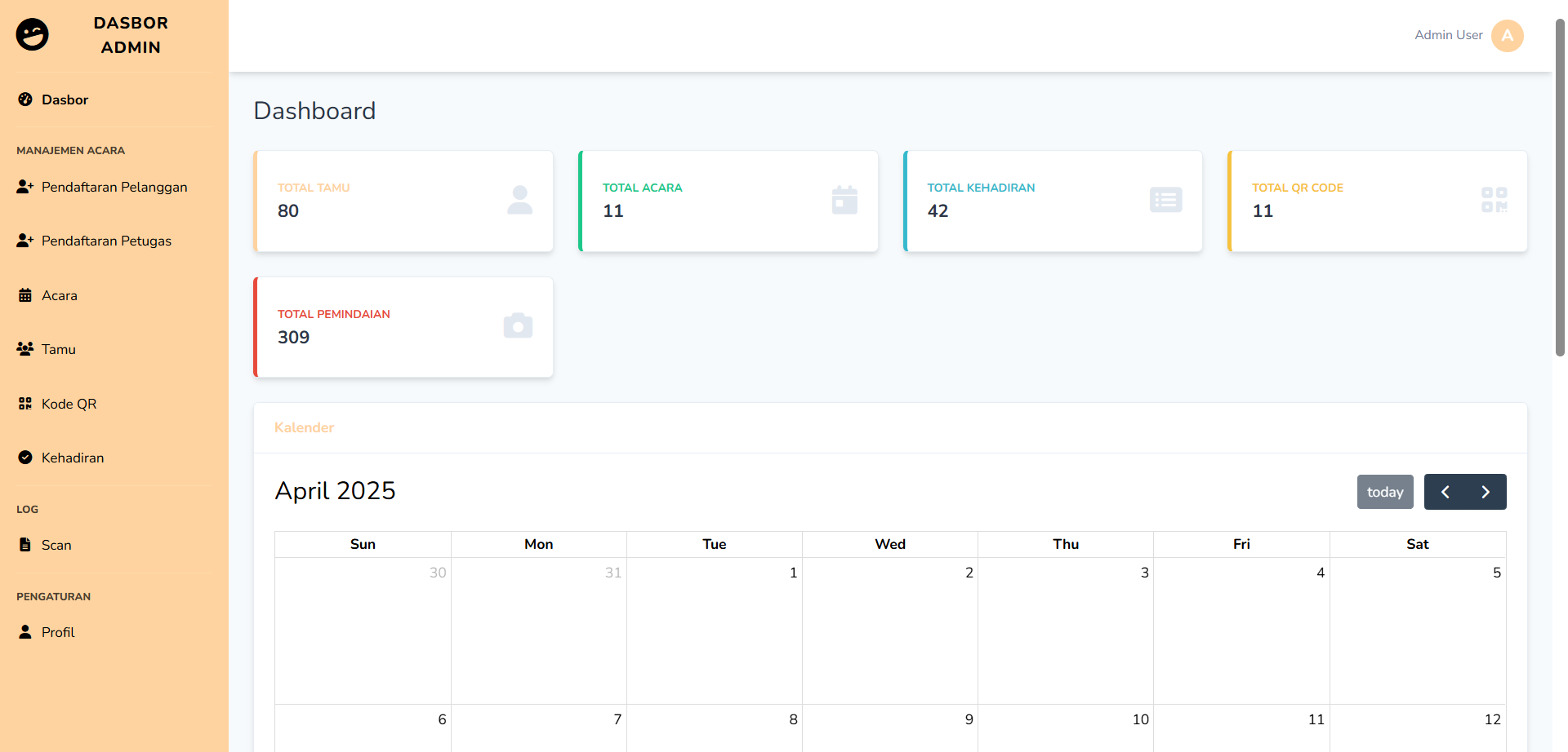 Sistem Manajemen Kehadiran dan Tamu Berbasis QR Code